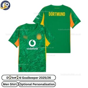 D0rt^_^mund Goalkeeper Men Football Shirt 2025_26